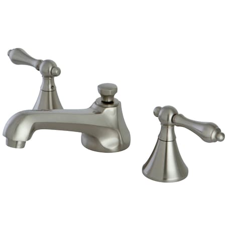 Kingston Brass KS4478AL 8" Widespread Bathroom Faucet, Brushed Nickel KS4478AL